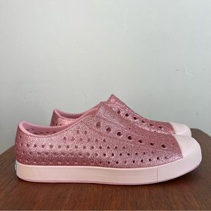 Native Pink Glitter Women's Shoes